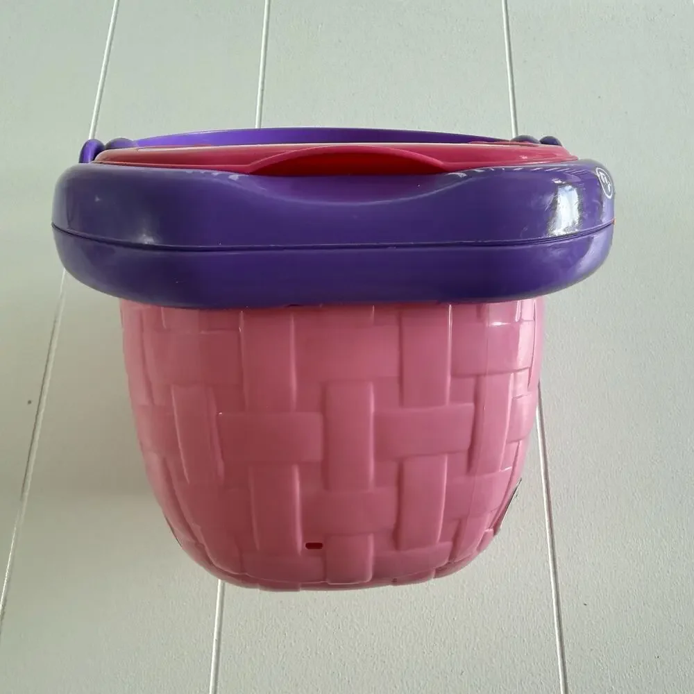Leap Frog Pink Picnic Basket Toy Working Buttons and Music Basket Only